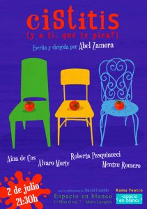 Cistitis con la actriz Roberta Pasquinucci - Cartel