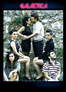 Galactica con la actriz Roberta Pasquinucci - Cartel