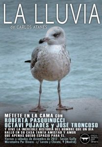 La Lluvia con la actriz Roberta Pasquinucci - Cartel