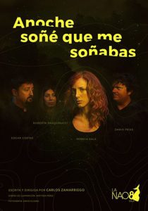 Anoche Soñé que Me Soñabas con la actriz Roberta Pasquinucci: Cartel - La Nao 8 Teatro, Madrid
